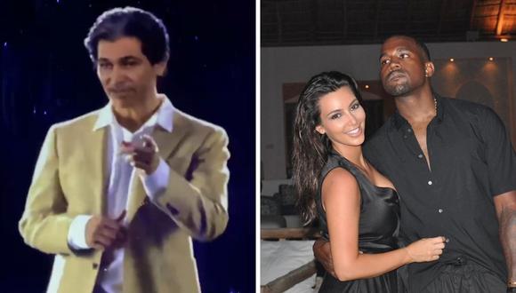 Kim Kardashian fue sorprendida por su esposo Kanye West, quien en su fiesta de presentó un holograma de su padre fallecido Robert Kardashian. (Foto: Instagram @kimkardashian)