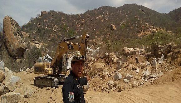 Lambayeque: Detectan minería ilegal no metálica en reserva ecológica de Chaparrí (FOTOS)