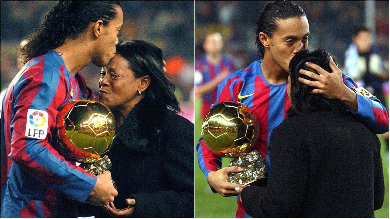Ronaldinho agradeció a su mamá por ser su inspiración durante sus años en el fútbol (FOTO)