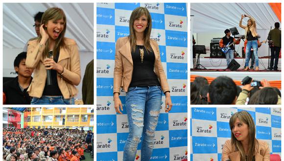 Anna Carina regresa a los escenarios y cautiva a Huancayo (VIDEO)