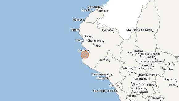 IGP reporta sismo de 4.1 grados en Piura