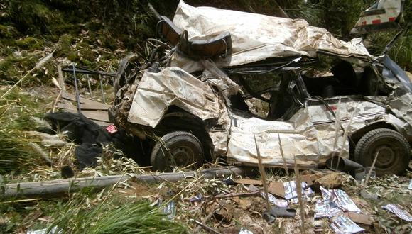 Huánuco: 4 personas mueren en accidente de tránsito