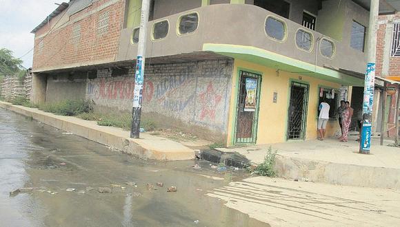 Tumbes: Colapsan desagües en barrio Pampa Grande 