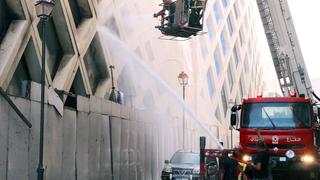 Extinguen un nuevo incendio en el centro de Beirut, Líbano (FOTOS)