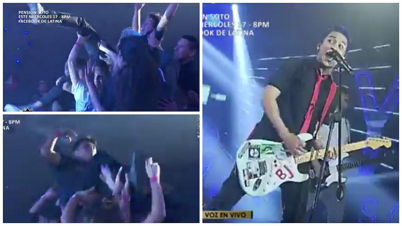 ​Yo Soy: Imitador de Billie Joe Armstrong hizo vibrar el escenario con este tema [VIDEO]