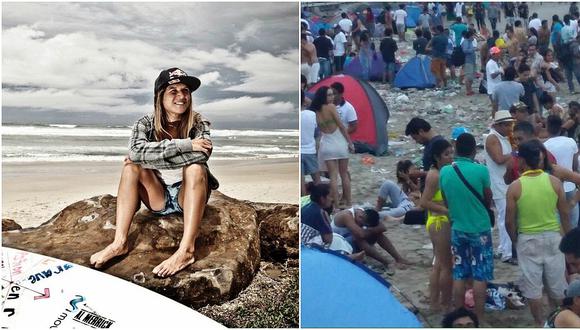 Sofía Mulanovich envía duro mensaje a turistas que ensuciaron playa Máncora