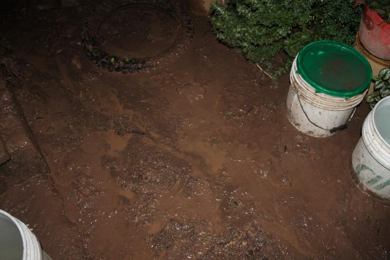 Decenas de casas inundadas por lluvia que duró 2 horas
