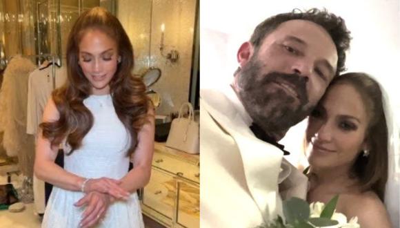 Jennifer Lopez y Ben Affleck confirmaron su matrimonio en Las Vegas con extenso comunicado y fotografías inéditas. (Foto: onthejlo.com)