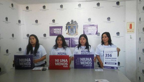 Trujillo: Realizan conferencia de prensa de "Ni una menos" (VIDEO)