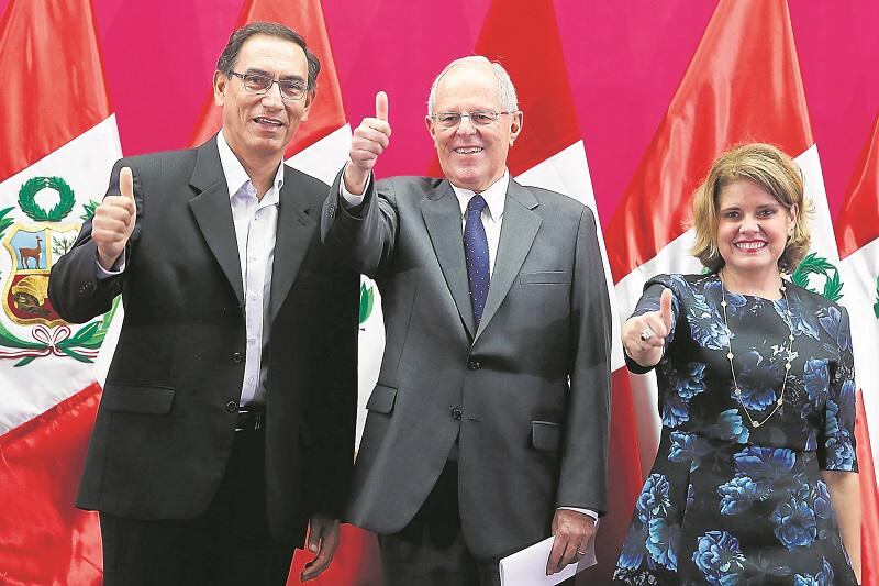 PPK confirma a Martín Vizcarra y Meche Aráoz en la vicepresidencia