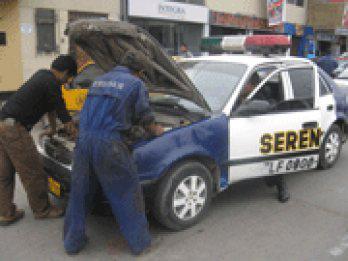 Serenazgo Chincha con autos malogrados