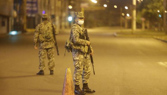 En el estado de emergencia, la Policía Nacional tendrá el control interno de la seguridad con el apoyo de las Fuerzas Armadas. | Foto: GEC