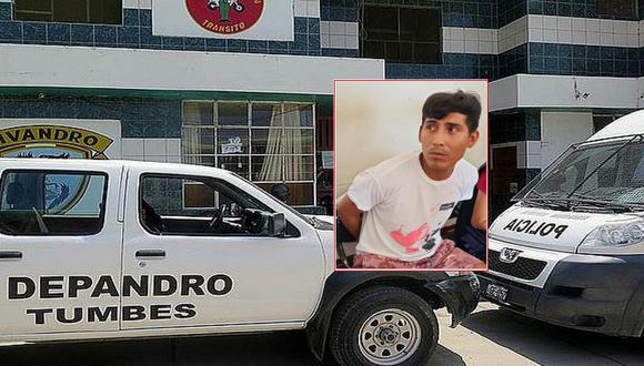 Se trata de Jhonatan Adriano Rijalba Medina, quien fue trasladado a la dependencia policial Jorge Taipe