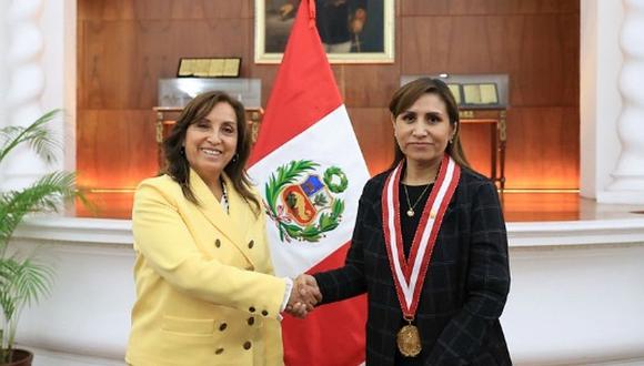 Dina Boluarte y Patricia Benavides protagonizan una nueva disputa entre Gobierno y Ministerio Público. (Foto: GEC)