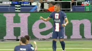 Kylian Mbappé anotó el segundo gol del PSG vs. Maccabi Haifa con asistencia de Leo Messi (VIDEO)