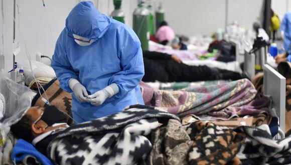 Hospitalizados por COVID-19 se duplican en Arequipa en una semana| Foto: AFP