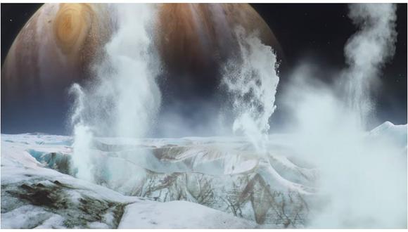 Europa: NASA detecta posibles emisiones de vapor en la luna de Júpiter (VIDEO)