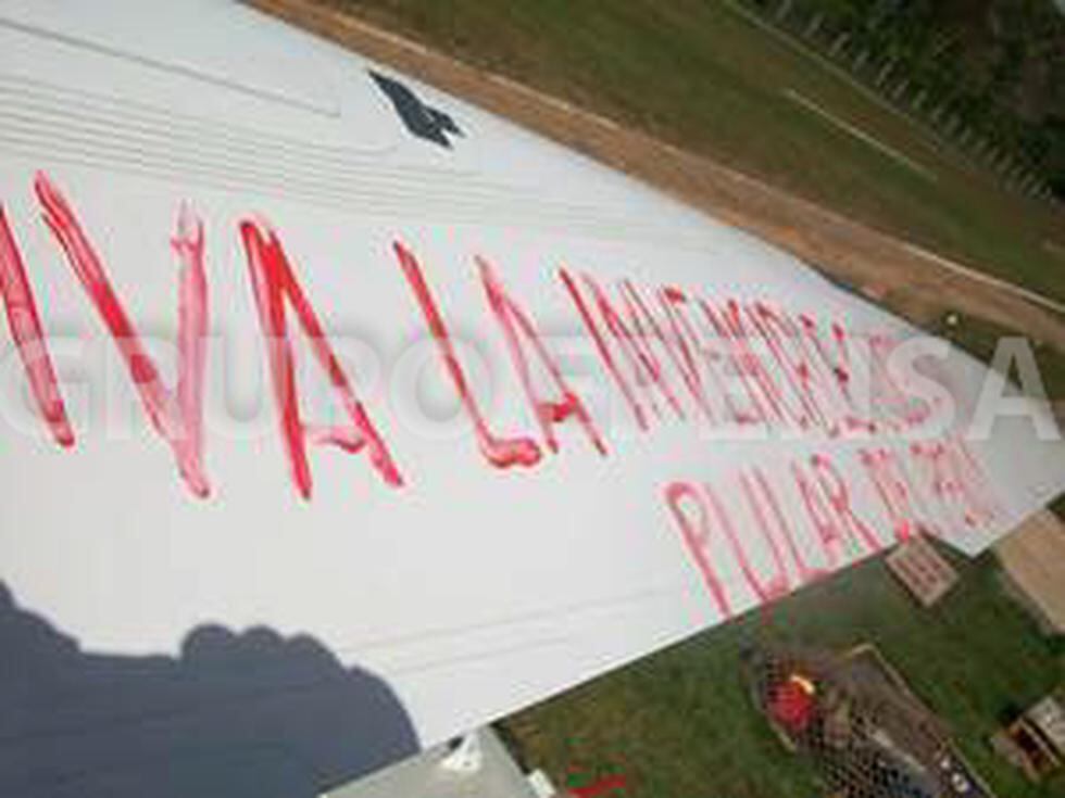 FOTOS: Así quedó el helicóptero tras secuestro a trabajadores de TGP 