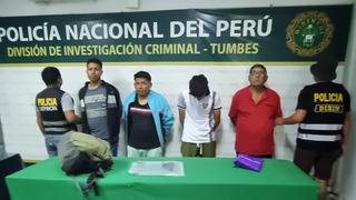 Capturan a “Los Tigres” por asaltar a 16 extranjeros en Tumbes