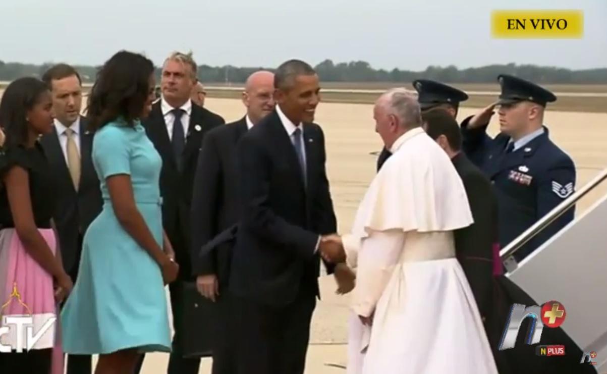 ​Papa Francisco llega a Estados Unidos