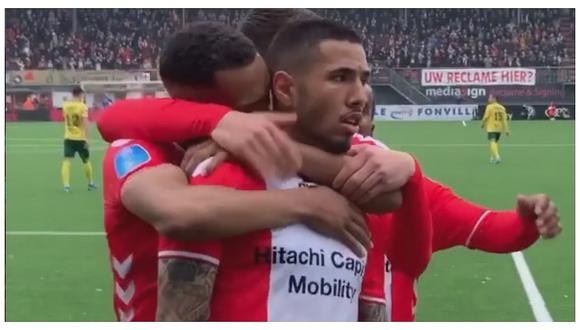 Sergio Peña y su golazo de larga distancia para el triunfo del FC Emmen (VIDEO)
