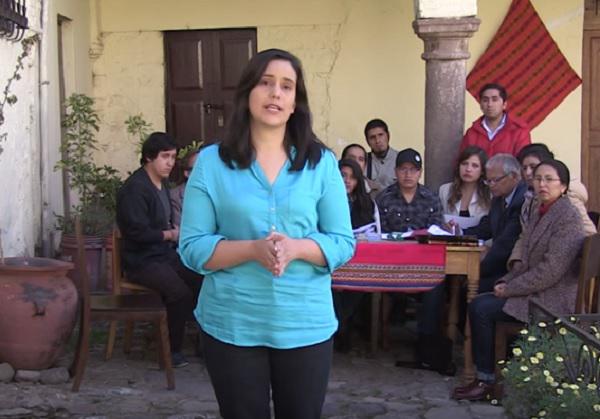 Verónica Mendoza es precandidata a la presidencia por el Frente Amplio