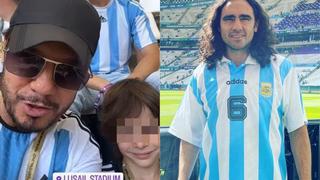 Qatar 2022: Marcelo Tinelli y los famosos argentinos que vieron la derrota de su selección desde el estadio