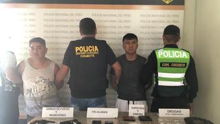 Áncash: Detienen a dos sujetos con armas de fuego y droga en Coishco