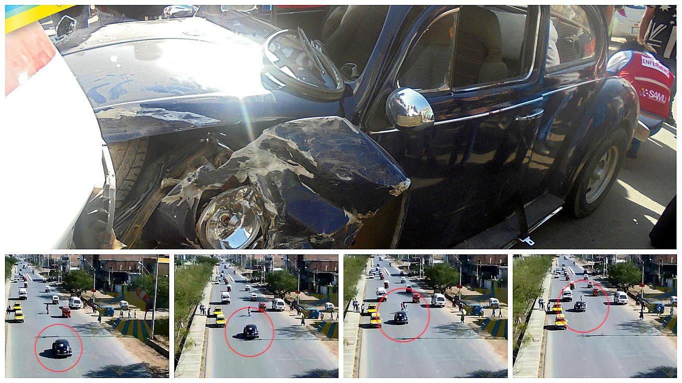 Huánuco: Auto arrolla a familia, hiere a bebé y mata a niña de 15 años (VIDEO)