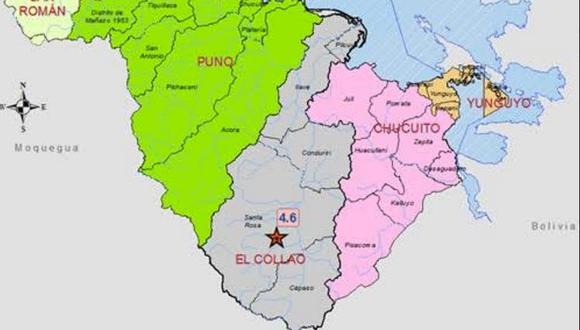 Ingemet: Sismo remece distrito de la provincia de  Puno