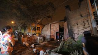 San Juan de Lurigancho: un muerto deja incendio en vivienda donde se almacenaba combustible 