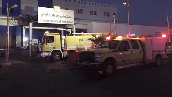 Arabia Saudita: Mueren 25 personas y 123 resultan heridas en incendio en un hospital 