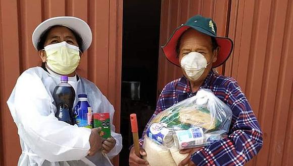 ​Cáritas Arequipa distribuye 2 mil canastas y pobladores aún pueden apoyar