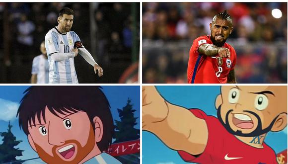 Parodian supuesta final del Mundial 2018 entre Chile y Argentina al estilo de 'Supercampeones' (VIDEO)