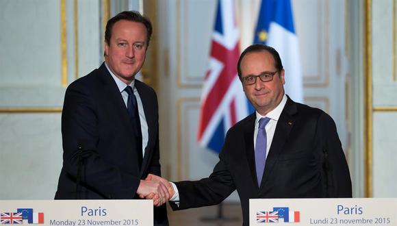 David Cameron apoya a Francia y quiere sumar a Gran Bretaña a la guerra contra Estado Islámico