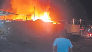 Chimbote: Incendio deja en la calle a ocho familias