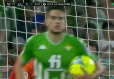 Betis reaccionó rápido: Marc Bartra marcó el 1-1 ante Barcelona (VIDEO)