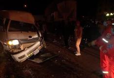 Dos muertos en choque por alcance en la carretera Panamericana Sur entre Tacna y Moquegua