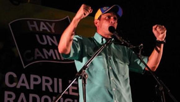 Capriles asegura que lidera intención de voto