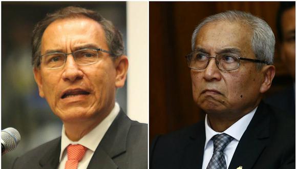 Crece la tensión entre el presidente Martín Vizcarra y el fiscal de la Nación Pedro Chávarry 