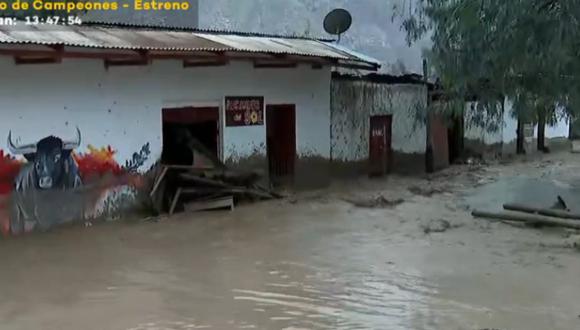 Huaico afecta decenas de viviendas en Santa Rosa de Quives. Foto: Latina