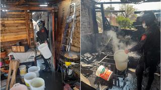Cocina artesanal queda encendida y provoca incendio en vivienda de Huancayo