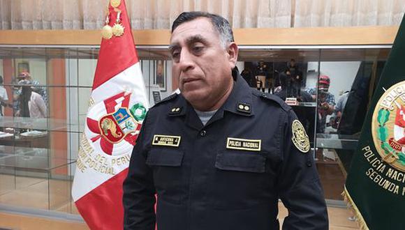 General PNP Marlon Anticona confirmó viaje de 190 policías al sur del país.