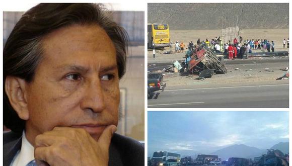 ¿Qué dijo Alejandro Toledo sobre el accidente en Huarmey?