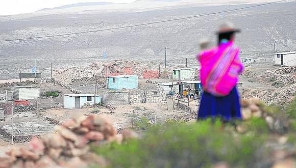 Arequipa tiene 76 distritos considerados en extrema pobreza