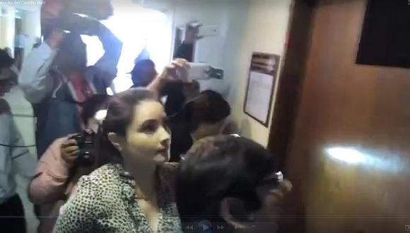 Chiclayo: Katiuska del Castillo y su madre reaparecen en el Poder Judicial (VIDEO)