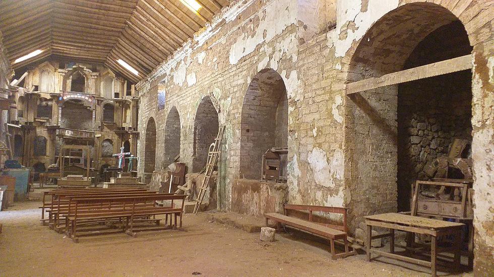 ​Iglesia de Santa Bárbara, de la gloria colonial a la decadencia actual