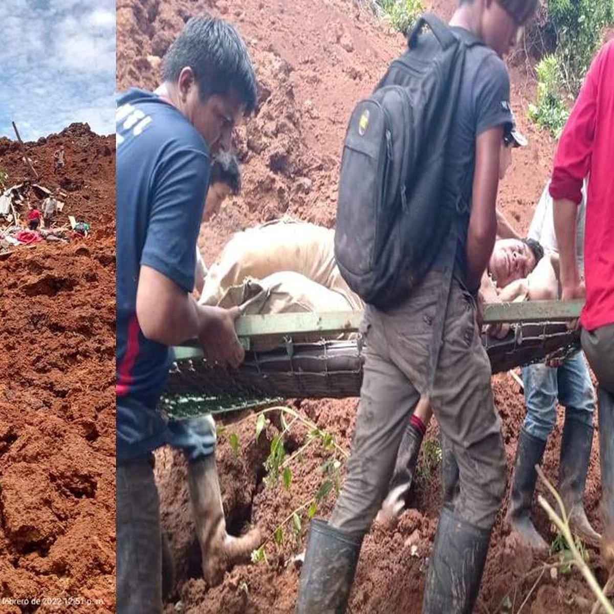 Cerro se desploma y mata a tres miembros de una familia en Huánuco |  EDICION | CORREO