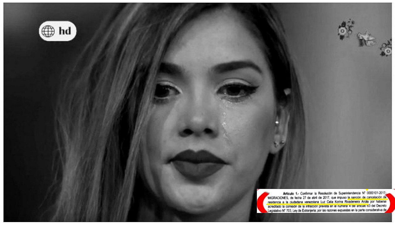 Korina Rivadeneira: documento comprueba rechazo de solicitud de refugio en Perú (VIDEO y FOTOS)