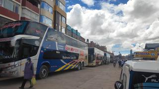 Transportistas de carga pesada y buses inician huelga indefinida